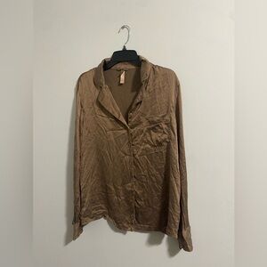 Skims long sleeve PJ shirt